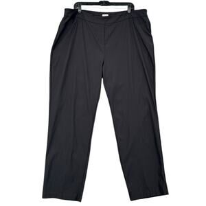 Drapers‎ & Damons Black Stretch Full Length Straight Leg Classic Pants Size 2X